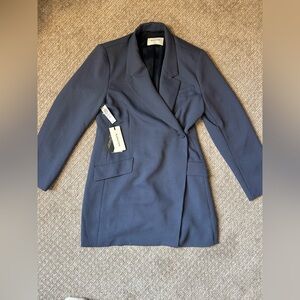 Aritzia Babaton Deep Blue Blazer Dress
